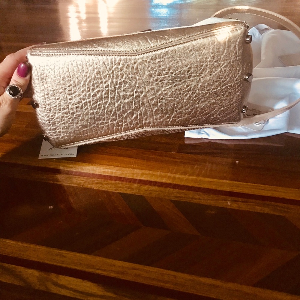 Metallic Jimmy choo handbag/Crossbody - Picture 3 of 8